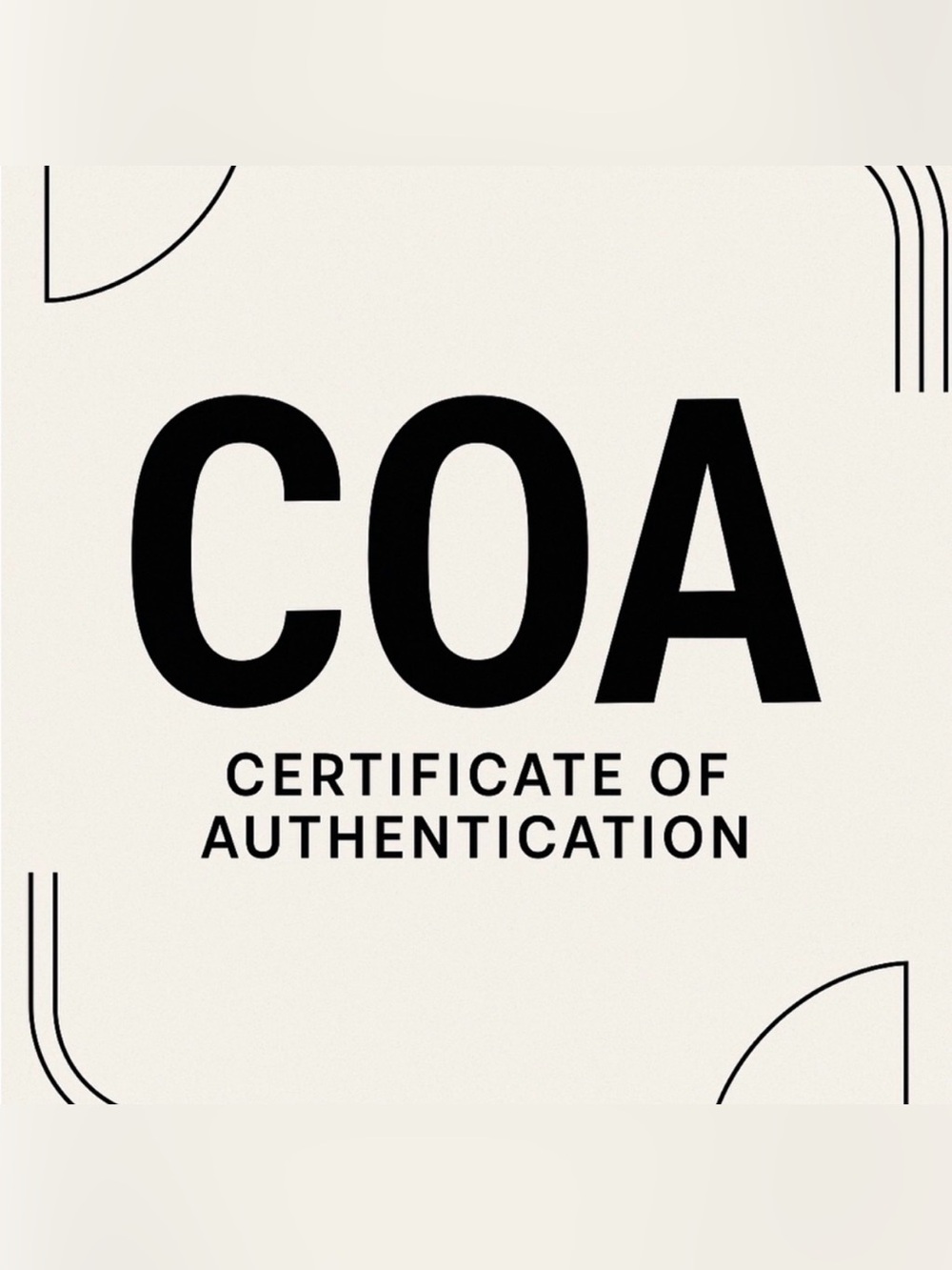 COA Real Authentication - Third Party Certification of Authentication